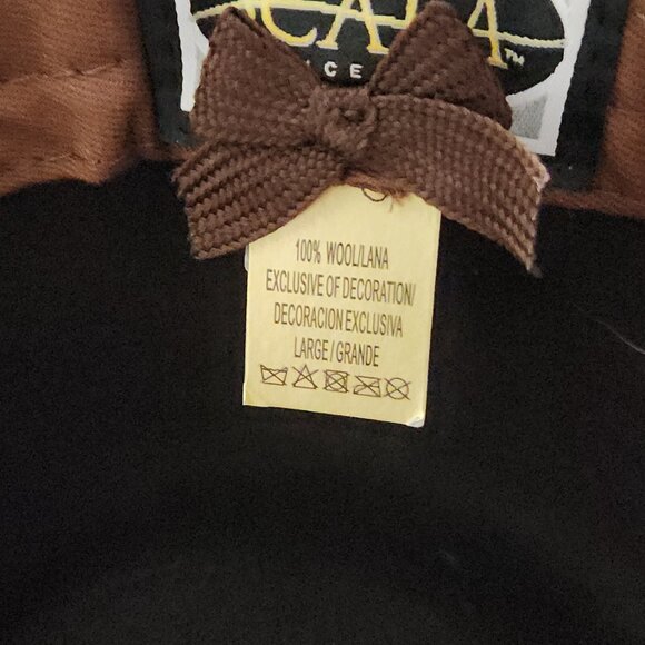 Scala Piscataway Soft Wool Felt Outdoorsman Hat w/ Feather Band – Brown - Picture 6 of 6